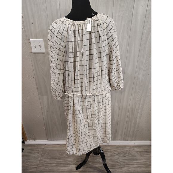 Women's Check Pattern Dress Size 2xl Teacher Cottage Boho Feminine Underlined - Picture 4 of 9